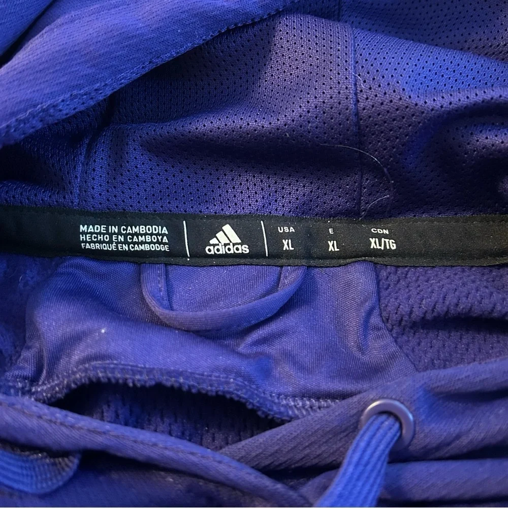 Adidas Washington Huskies purple pullover hoodie with thumb holes size XL